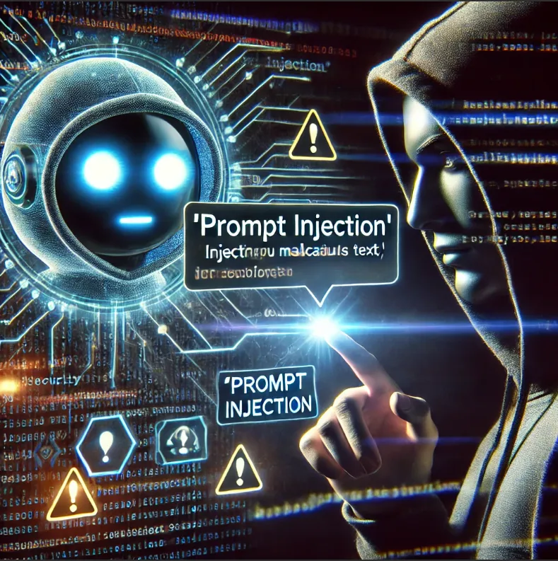 Illustration of the prompt injection concept